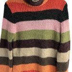 Anthropologie  Laurie B. Stripe Women's Mohair Wool Blend Striped Sweater Size M Photo 3
