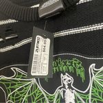 Zumiez NWT SWIXXZ Bat Black Distressed Sweater | Size: Medium Photo 6