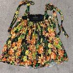 Free People  Bali Moroccan Floral Printed Tunic Tank Top Size S Photo 3