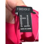 Forever 21  Hot Pink Ruched Peasant Blouse M Coquette Milkmaid Boho Romantic NWT Photo 7