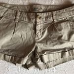 American Eagle Outfitters Low Rise Gray Cargo Shorts Tan Size 2 Photo 0