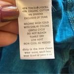 Toad & Co Rosalinda Dress Small Blue Sustainable Organic V Neck Outdoor Stretch Photo 5