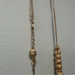 Monet Gold Tone Beaded Statement Necklace Photo 7