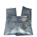 Sofia By Sofia Vergara Leslie Slim Straight Button Fly Cropped Jean 12 Raw Hem Photo 2