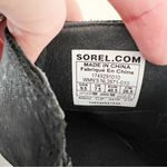 Sorel  Emelie Chelsea Bootie Black Leather Waterproof Size 9.5 Womens Photo 7