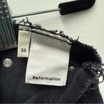 Reformation NWT  Westin Black Denim Skirt | Size 30 Photo 5