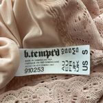 B.tempt'd  satin lace bra bralette blush pink XS lounge sleep pj comfy sexy Photo 1