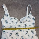 Bardot  Cello Ring Detail Floral Mini Dress White Blue 12 Photo 9