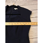 Shoshanna Black Sheath Dress Size 2 LBD Little Black Dress Square Neck Photo 5