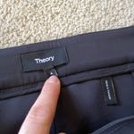 Theory  high waist scuba ponte zip ankle pants black Photo 2