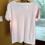 Talbots  Light Pink Cotton Modal w/ Decorative Scoop Neck Size Large Photo 6