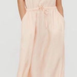 Lou & grey  Women's M Peach Open Back Maxi Dress Sleeveless Casual Photo 0