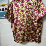 Big Dogs Floral Satin Pajama Top size L  Photo 5