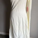 JJ's House JJ’s House Ivory One Shoulder Sheath Column Floor Length Wedding Dress Womens 6 Photo 0