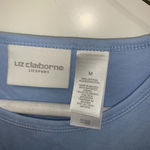 Liz Claiborne NWT V-neck blue tee & Kim Rogers short sleeve button down M Photo 2