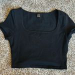 SheIn Black Crop Top Photo 0