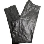 Lulus Women's Black Faux Leather Dress Pants Size M Party/Cocktail Photo 0