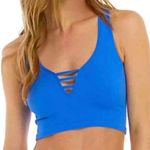 Free People Intimately Strapped in Brami Neon Blue M/L New Photo 0