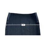 Anne Klein Black Ponte Knit Elastic Wedge Waist Straight Skirt XL Preppy Classic Photo 5