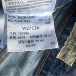 Levi's  Jeans Womens 27x26 Blue 501 Premium Big E Button Fly Classic Distressed Photo 8