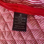 Briggs New York women's size 16 red snap front long sleeve collared quilt jacket Photo 11