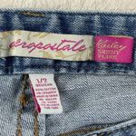 Aeropostale  Y2K Hailey Skinny Flare Jeans Womens Sz 1 2 Blue Low Rise 28x31 TALL Photo 3