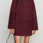 Reformation Veda Celine Jacket Wine Photo 0