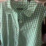 Tommy Hilfiger 🌴 CHECKED BUTTON DOWN SLEEVELESS TIE FRONT SHIRT DRESS NWT Photo 10