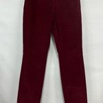 NYDJ  size 8 Aliana jegging corduroy pants Women's Burgundy lift tuck technology Photo 0