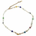 BaubleBar Sugarfix Multicolor Beaded Pearl Necklace Photo 5