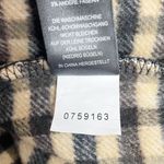 Joie  Plaid Brushed Flannel Jacket Shacket Black & Tan Plaid Check Size Large Photo 9