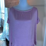 Fantastic Fawn  NWOT ruffled open back oversized blouse Photo 1