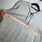 Madewell | Large Cream Full Zip-Up Hoodie Sweater Grey Photo 7