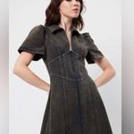 Elliatt Matisse Denim Short Sleeve Midi Dress Black Size S NWT Photo 1