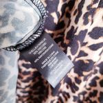 AFRM X Revolve Zelda Leopard Print Slit Dress Black Size L Photo 11