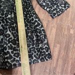 Clara SunWoo Leopard Cheetah‎ Belted Cropped Trench Coat Size Medium Brown Photo 8