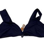 SKIMS  Midnight Blue Sculpting Swim Off Shoulder Bikini Top New with tags Size 4X Photo 0