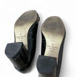 Kate Spade New York Black Patent Leather Block Heel Pumps with Bow Photo 3