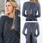 Zyia  Ash Split Back Long Sleeve Athletic Top Photo 1