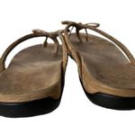 Vionic Bella Toe Post Sandal Flip FlopTan Cork Bow Thong size 10.5 Photo 7