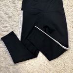 Juicy Couture  Black Sport Leggings with Athletic Stripes Size M Photo 7
