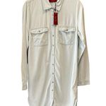Tigerlily Size 4 NEW Oversized Long Sleeve Lightweight Blue Denim Shirt Dress Photo 1