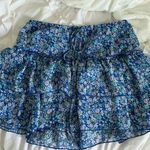 Wild Fable Blue Floral Matching Skirt And Top Set Photo 2