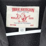 True Religion  Women's Cotton Blend Black/White Full Zip Track Jacket Large Photo 3