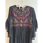 Umgee USA Boho Bliss in Black with Embroidery Medium Boho Festival Beach Peasant Photo 1