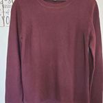 Hilary Radley Women's  2fer Heather Wine Size Medium Sweater  Photo 0
