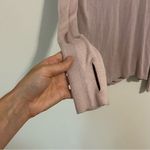 Lululemon Bring it Backbend Light Pink Open Back Sweater Photo 4