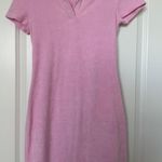 BP Pink Terry Cloth Dress Photo 0