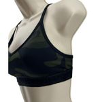 PINK - Victoria's Secret  Sports Bra Womens Small Camo Padded Mesh Back V Neck Photo 1