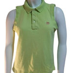 CHAPS  Green Polo Cotton Tank Top (Medium) Photo 0